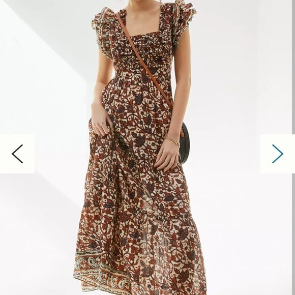 Anthropologie Dresses & Skirts - Anthropologie Love the Label Mirabelle Ruffled Maxi Dress Size M